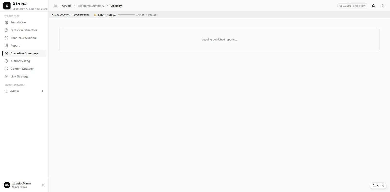 Xtrusio Executive Summary overview